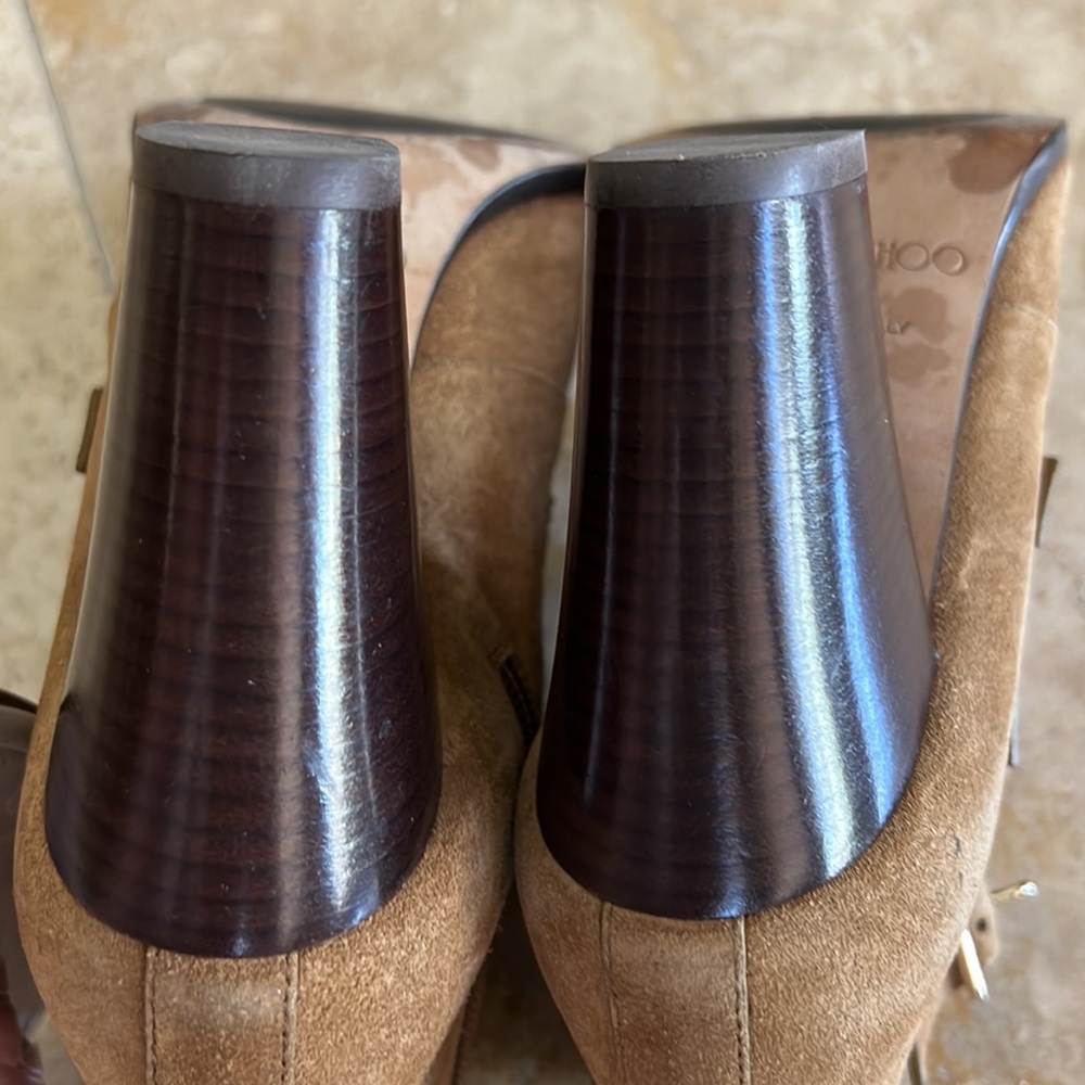 Jimmy CHOO Hutch Suede Triple Buckle Boot - Picture 8 of 8